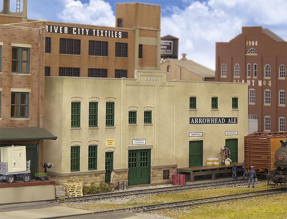 Walthers 933-3193 Brauerei, Hintergrundgebäude 1:160 Spur N Neu OVP