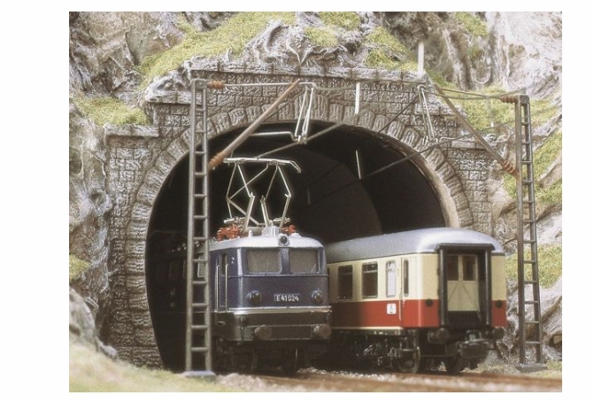 Busch 7027 2 Portale, 2-gleisig H0