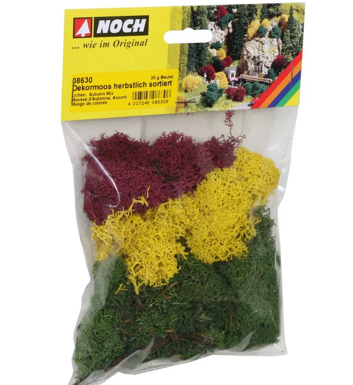 Noch 08630 Dekormoos herbstlich sortiert 35 g Beutel NEU OVP