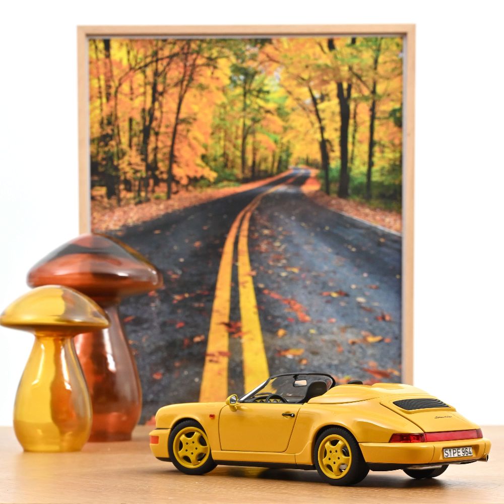 Norev 187130 Porsche 911 Speedster Speedgelb 1993 1:18 NEU OVP