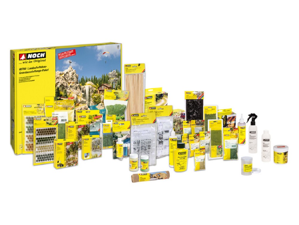 Noch 60780 Landschaftsbau-Grundausstattungs-Paket (Modellbau)