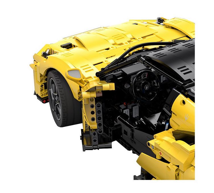 Jamara 402821 Maserati MC20 gelb Bricks 1:8 Bausatz Neu OVP