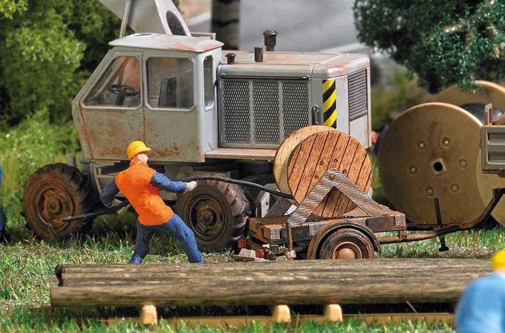 Busch 7836 Kabelzieher mit Wagen