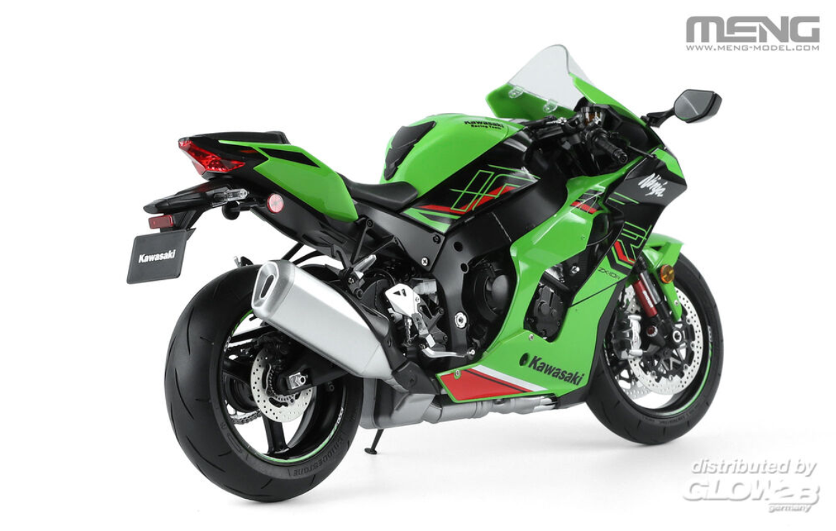 Meng Model MT-007t Kawasaki Ninja ZX-10R KRT Edition (Pre-colored) 1:9
