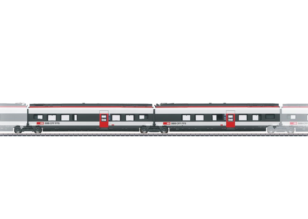 Märklin 43451 Ergänzungswagen-Set 1 RABe 501 Giruno (SBB) Spur H0