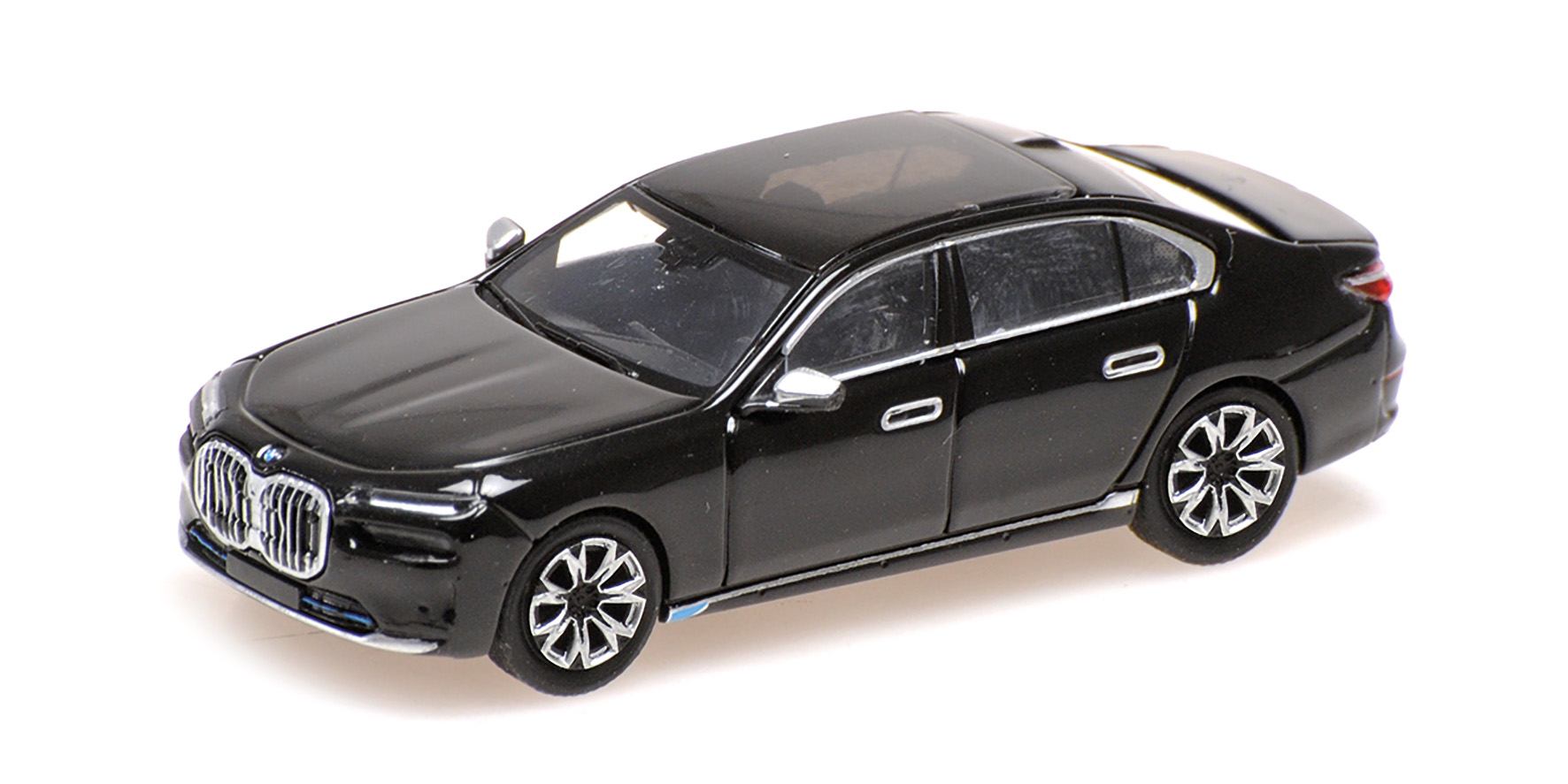 Minichamps 870024501 BMW I7 2023 BLACK METALLIC 1:87 Spur H0 NEU OVP