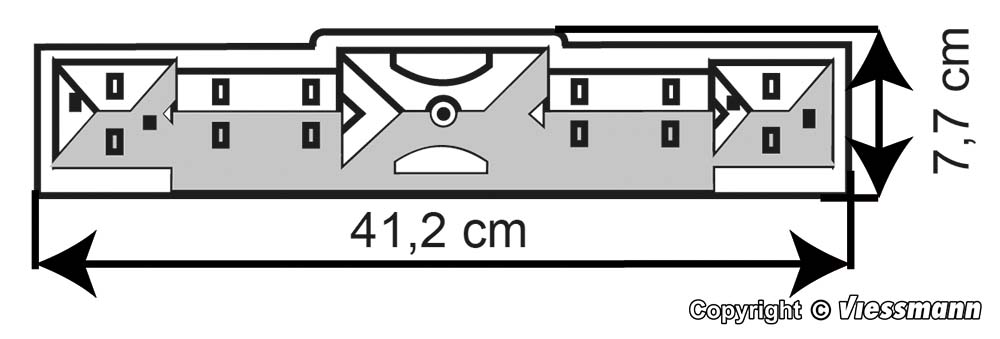 Kibri 36704 Bahnhof Friedrichstal 1:220 Spur Z Bausatz NEU OVP