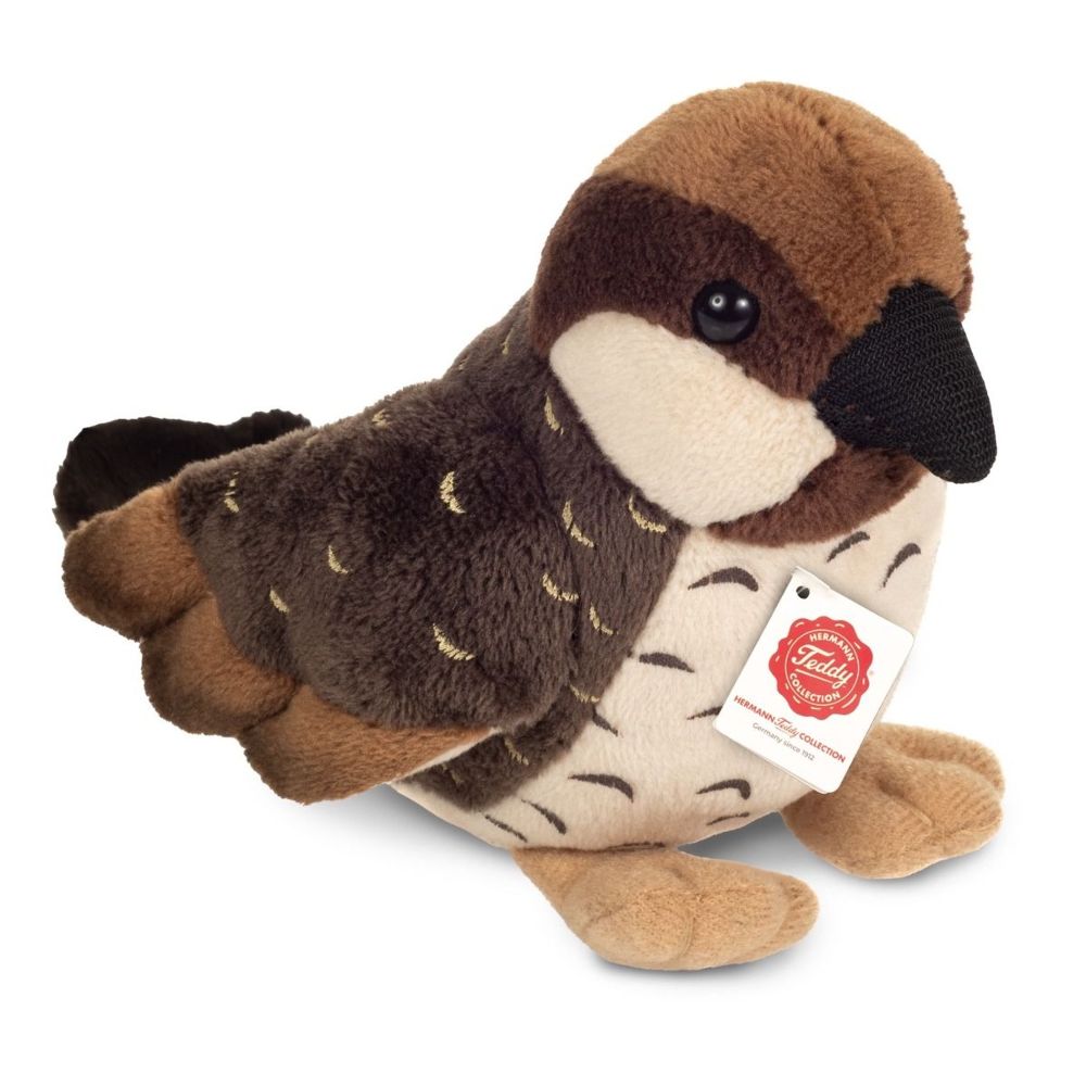 Teddy Hermann 941804 Sperling (Vogel) 12 cm Stoff/Plüsch/Kuscheltier NEU