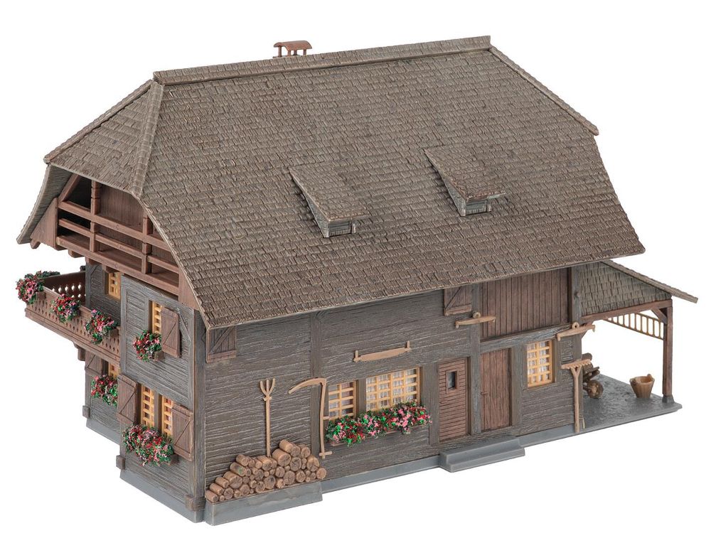 Faller 130012 Jubiläumsmodell Uhrenmacherhaus mit Figur Spur H0