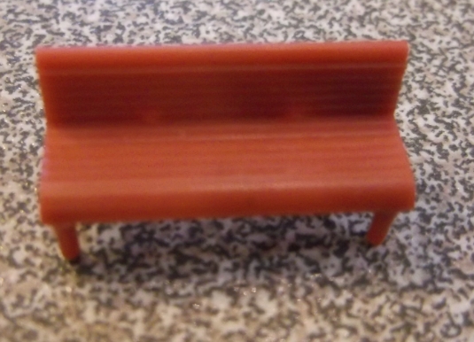 Faller 187 Bank rot-braun, 1 Stück, Spur H0 1:87