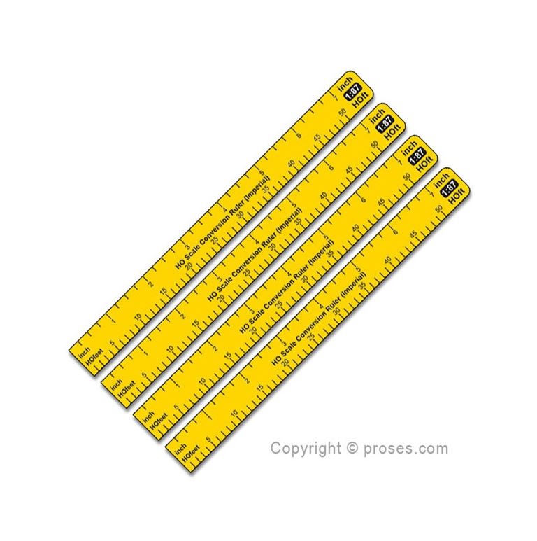 Proses PR-CR-87I Umrechnungslineal für Baugr. 1:87-H0 - Neu - OVP