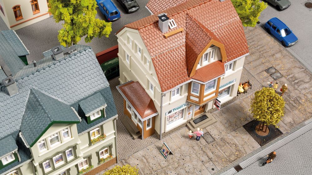 Auhagen 12355 Fotoatelier Peggy 1:87/1:120 Spur H0/TT Bausatz NEU