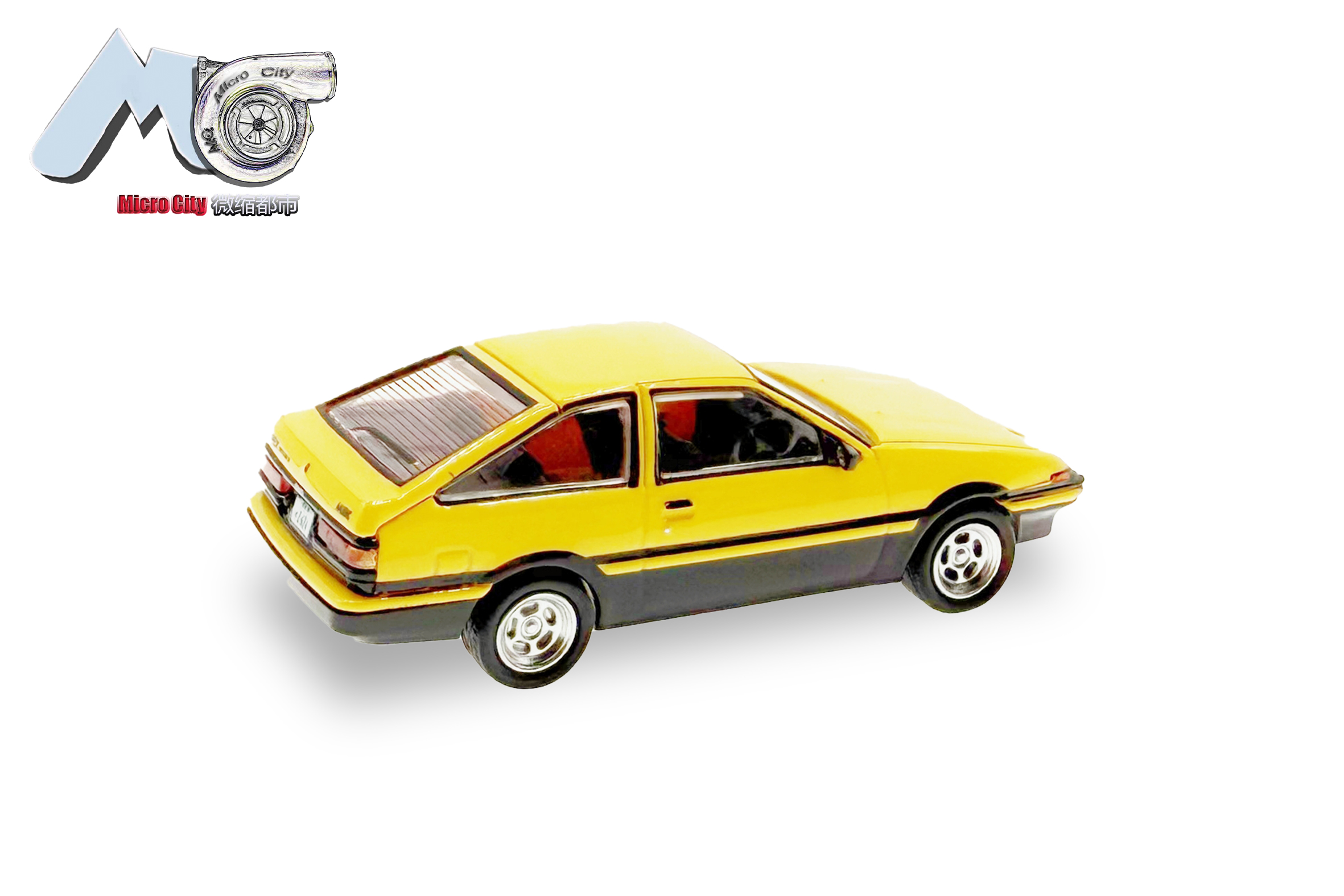 Herpa 87MC000040 Toyota Corolla AE86, gelb