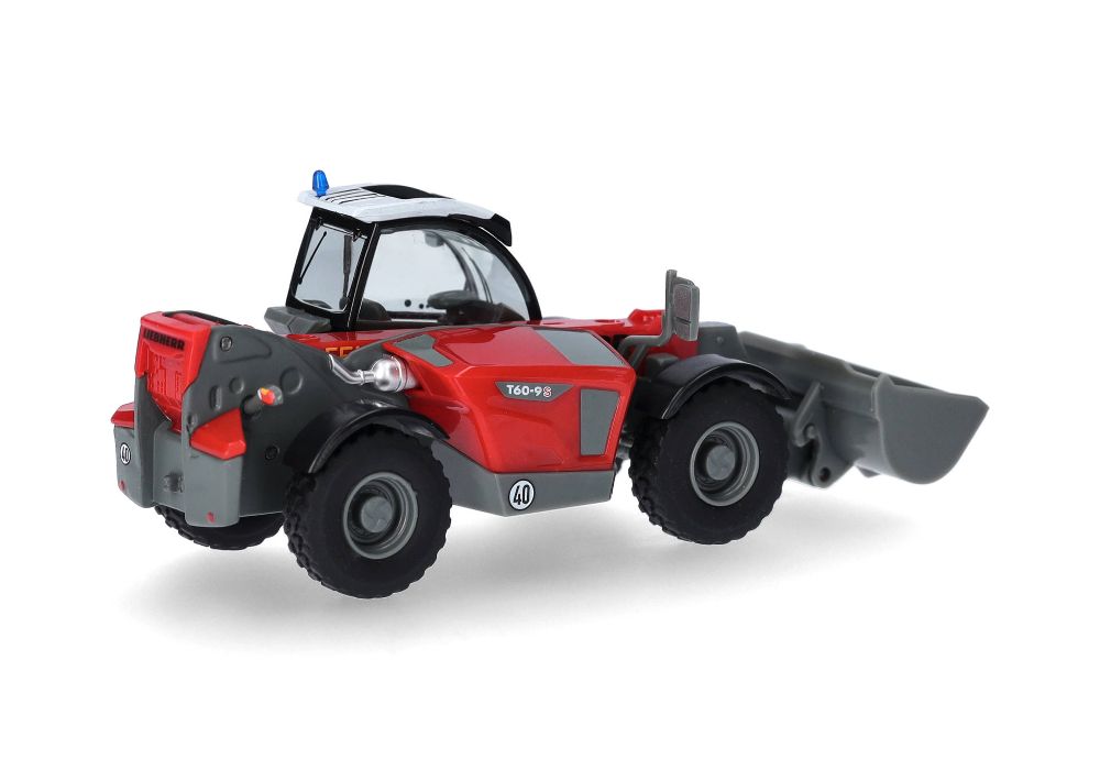 Herpa 098700 Liebherr Teleskoplader T60-9S "Feuerwehr" 1:87 NEU