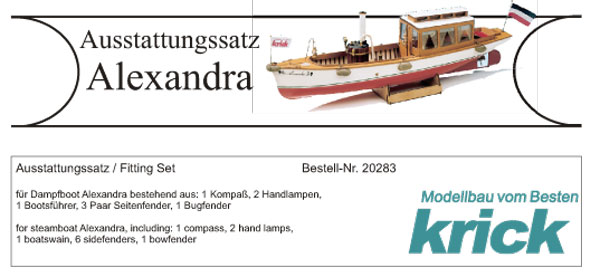 Krick 20283 Alexandra Ausstattungssatz Neu OVP