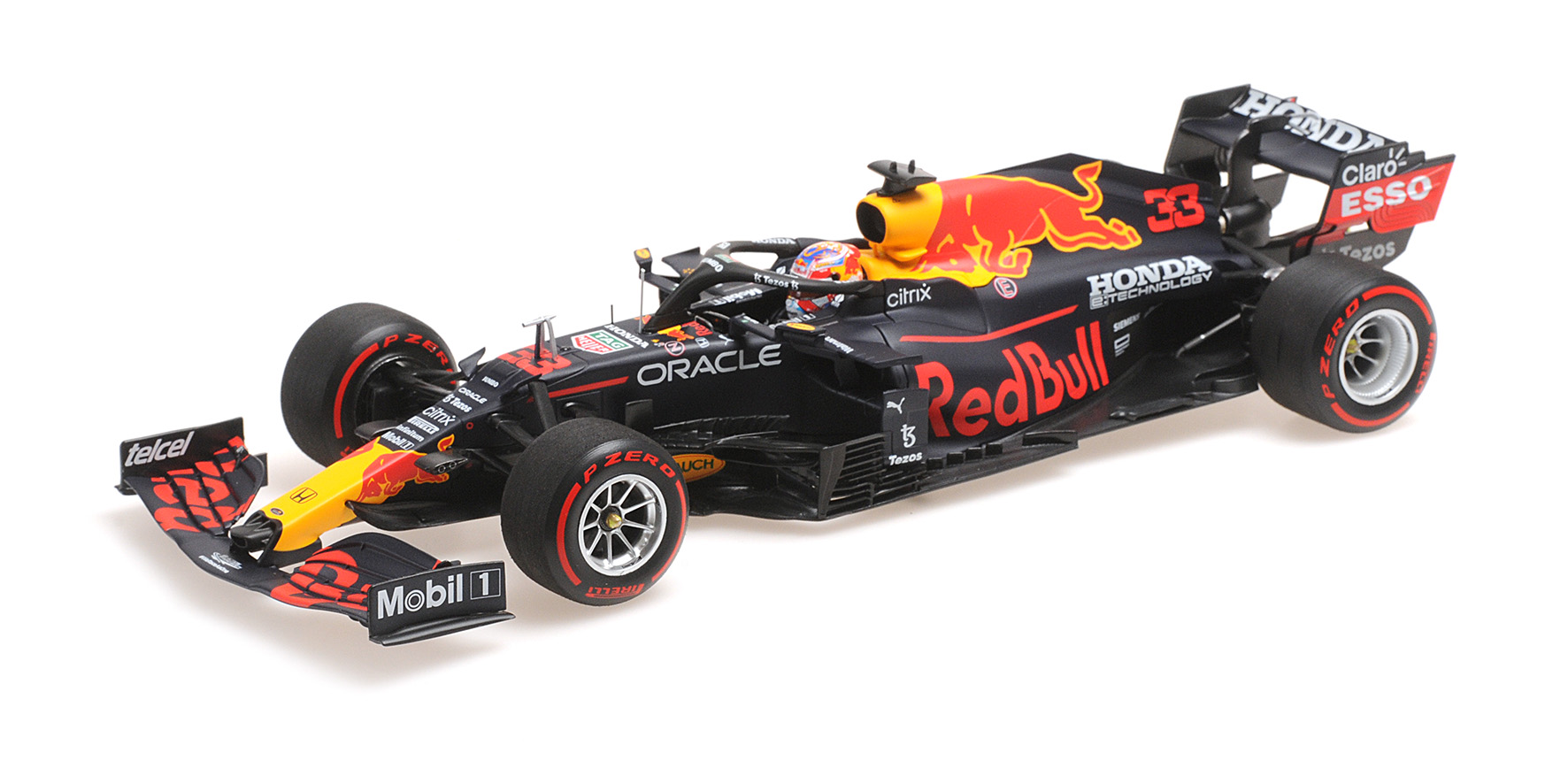 Minichamps 110211433 M VERSTAPPEN WINNER DUTCH GP 2021 1:18 Neu