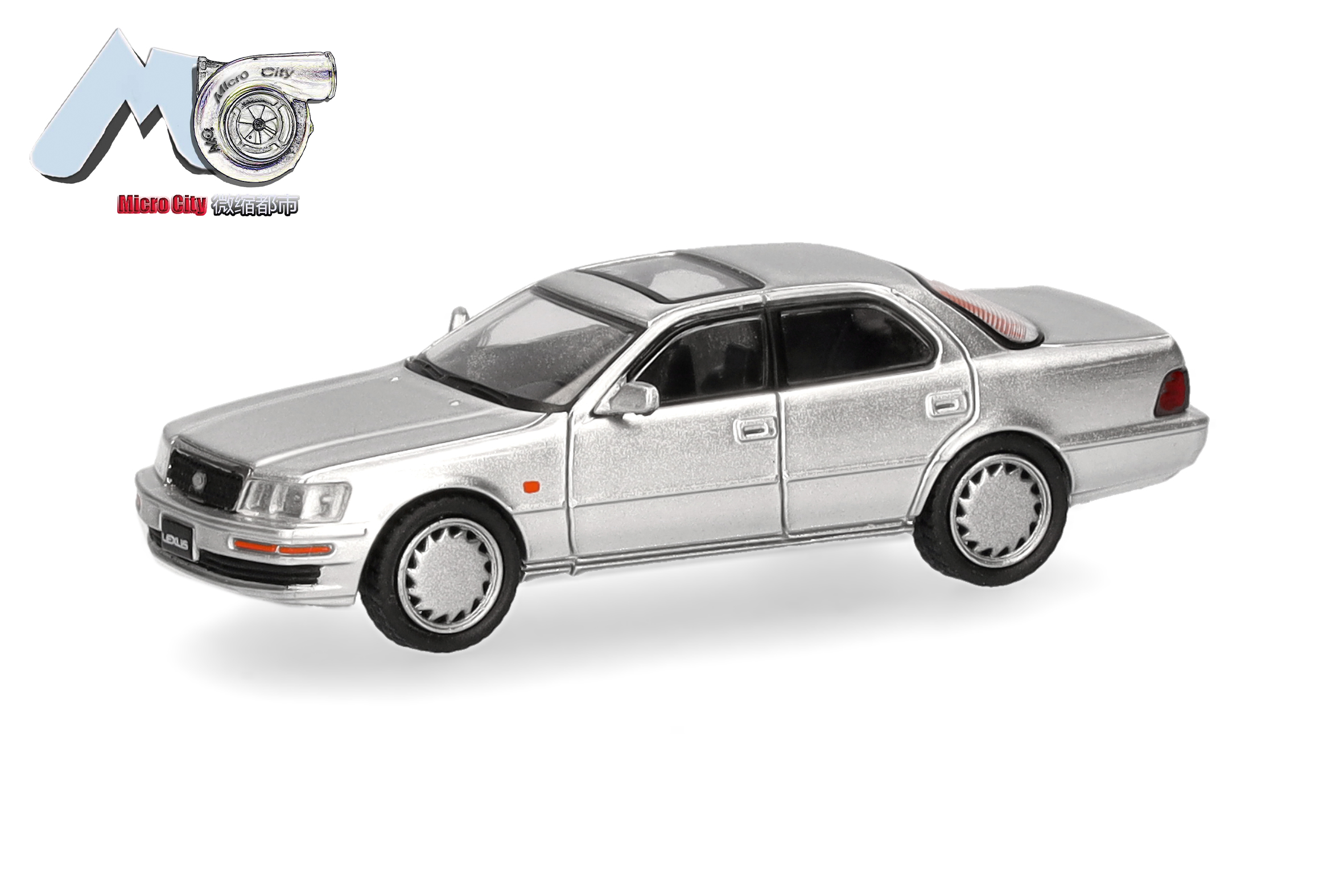 Herpa 87MC000133 Lexus LS 400, silber (silver)