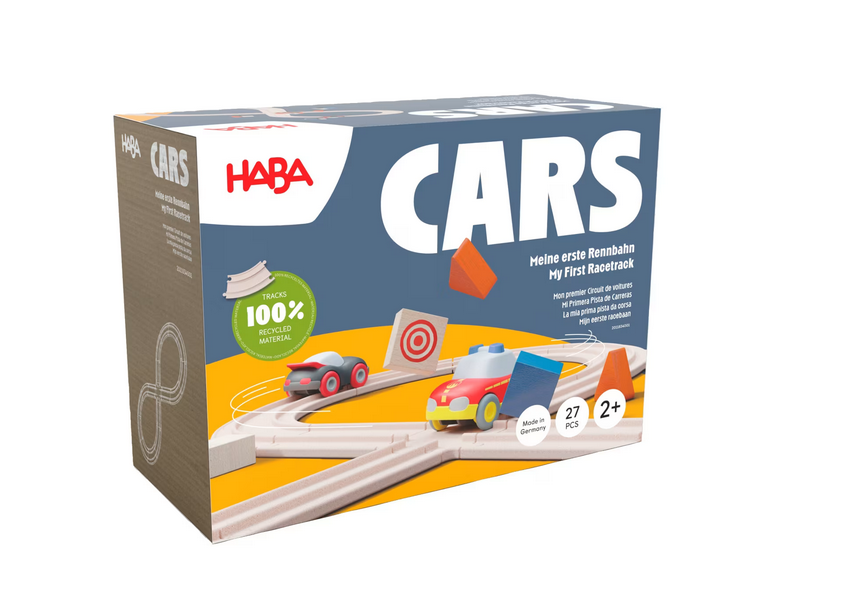 HABA 2011834001 Cars – Meine erste Rennbahn, inklusive 2 Autos NEU