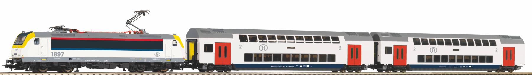 Piko 59108 SmartControl WLAN Set mit Bettungsgleis SNCB Spur H0