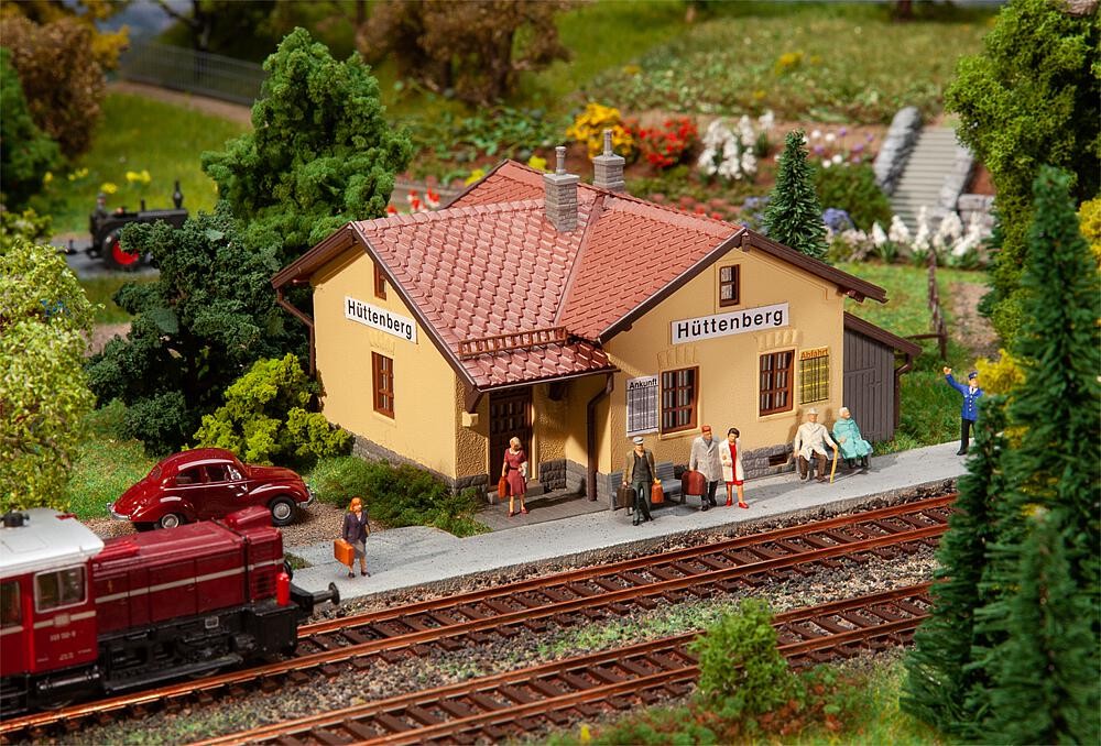 Faller 110151 Haltepunkt Hüttenberg - 1:87 Spur H0 - Bausatz - Neu - OVP