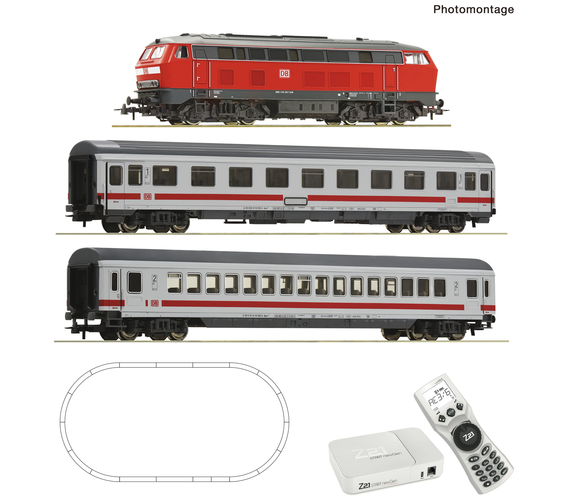 Roco 5110013 Z21 START newGen Digitalset: Diesellokomotive BR 218 (ROCO L