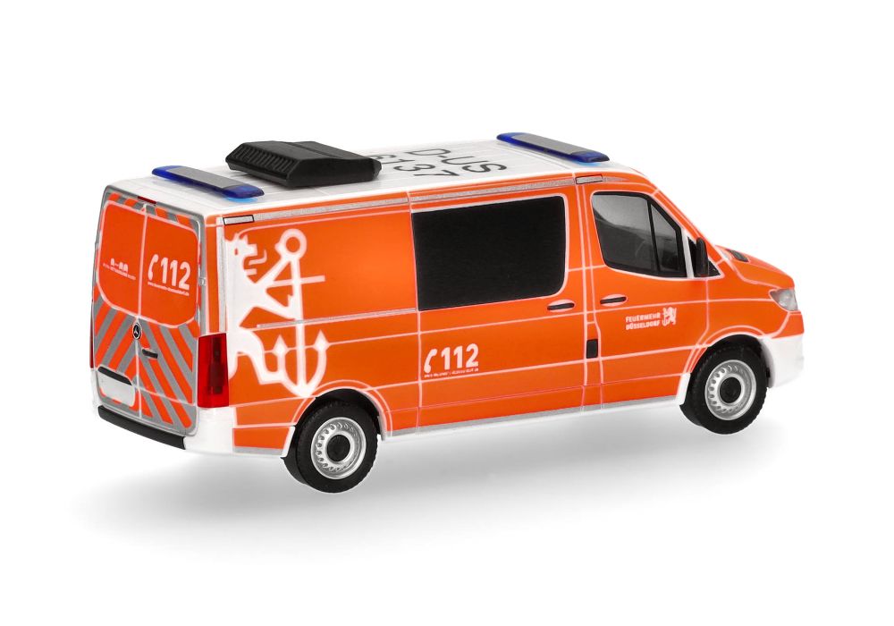 Herpa 099028 MB Sprinter '18 Halbbus "Feuerwehr Düsseldorf" 1:87