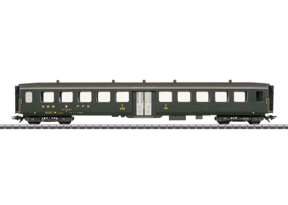 Märklin 43383 Leichtstahl-Sitzwagen 2. Klasse (SBB/CFF/FFS) Spur H0