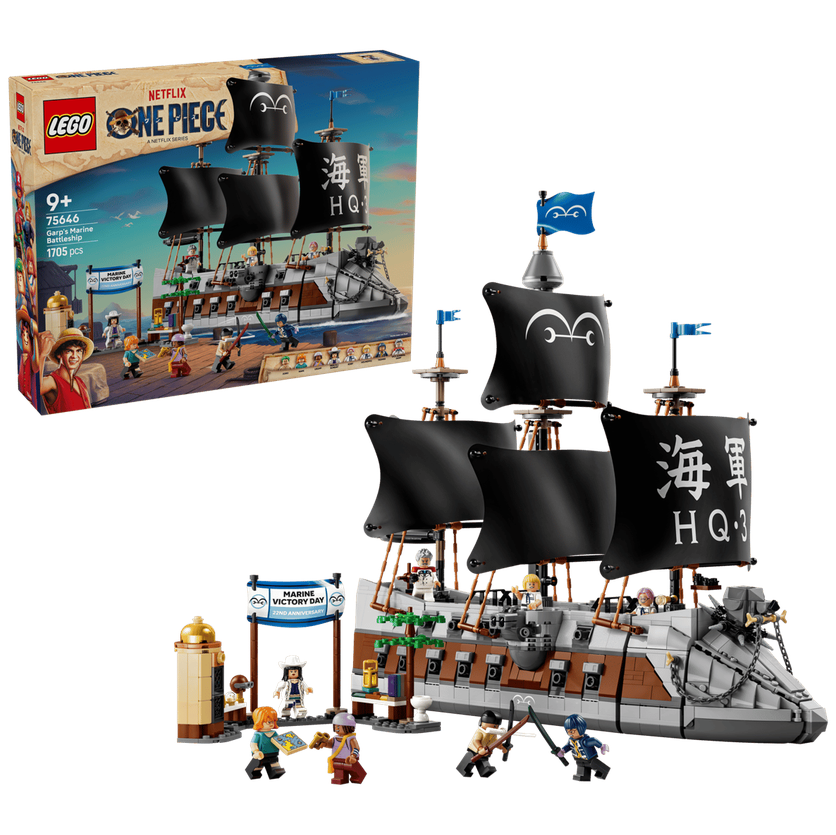 LEGO 75646 One Piece Garps Marineschlachtschiff Bausatz NEU OVP