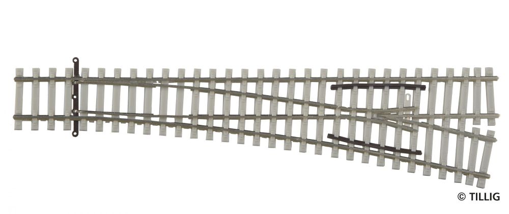 Tillig 83333 EW2 rechts 15° Betonschwelle 1:120 Spur TT NEU OVP