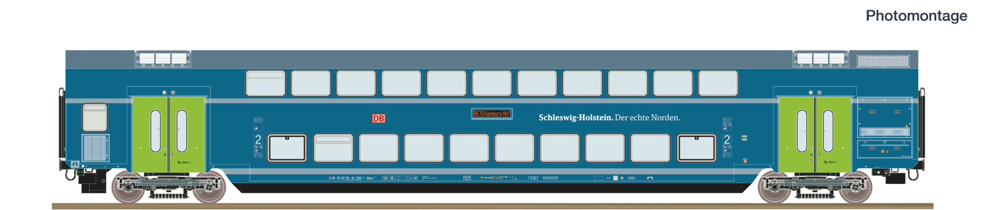 Roco 6220251 Doppelstockwagen 2. Klasse