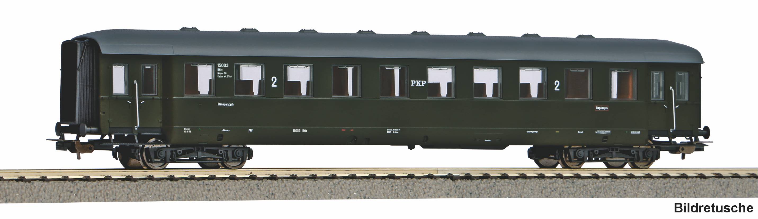 Piko 53288 4-achs. Eilzugwg. 2. Kl. PKP III, andere Nummer