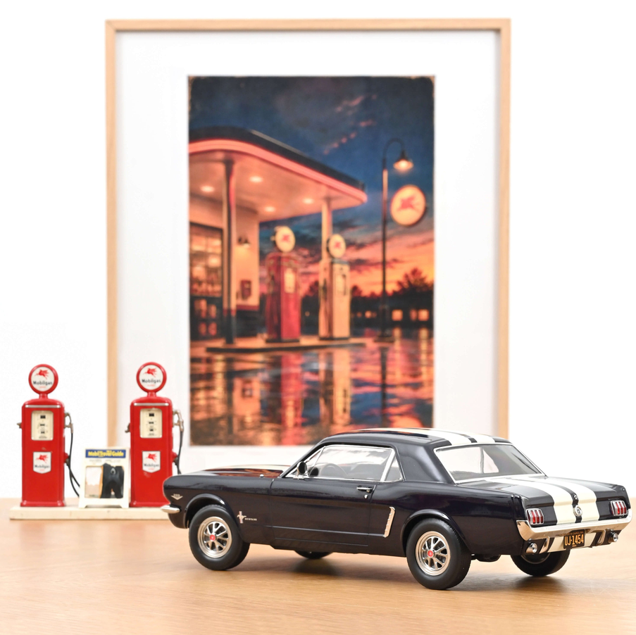 Norev 182805 Ford Mustang Coupe 1966 Nightmist Blau metallic 1:18