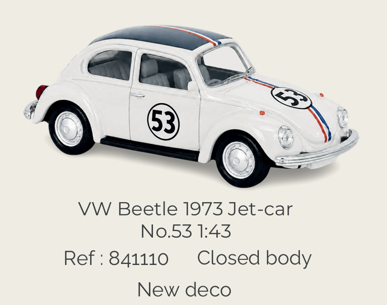 Norev 841110 VW Coccinelle n°53 Jet-car 1:43
