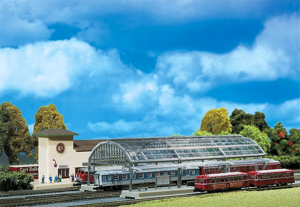 Faller 282726 Bahnhofshalle 1:220 Spur Z Neu OVP