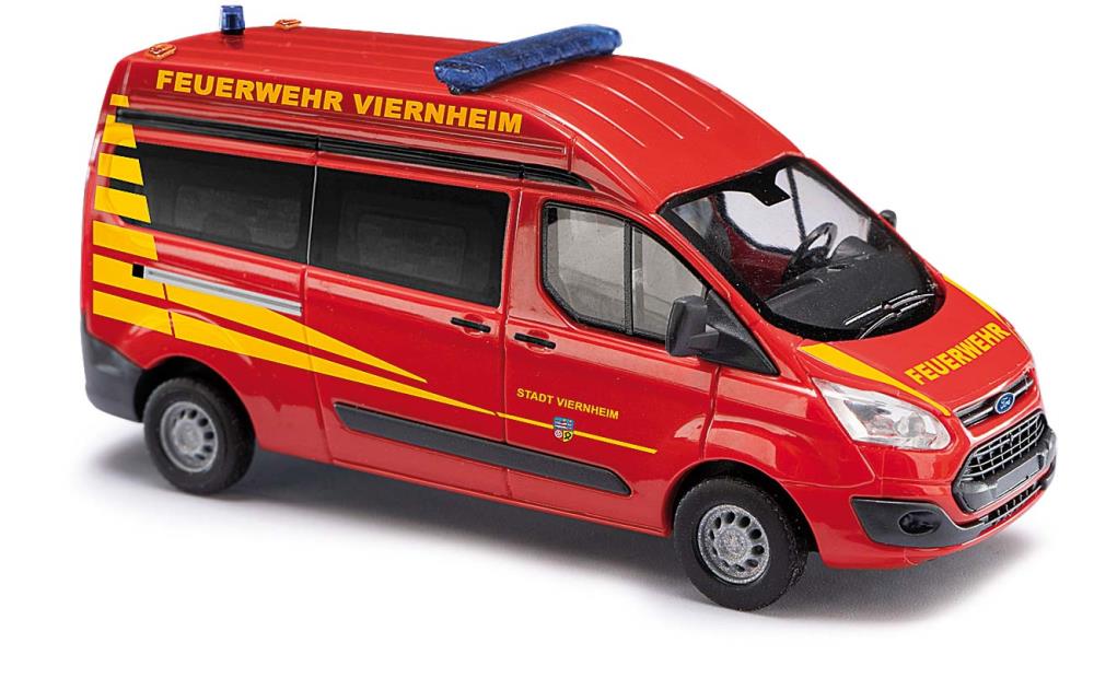 Busch 52510 Ford Transit Custom Bus, FW Viernheim - 1:87 - Neu