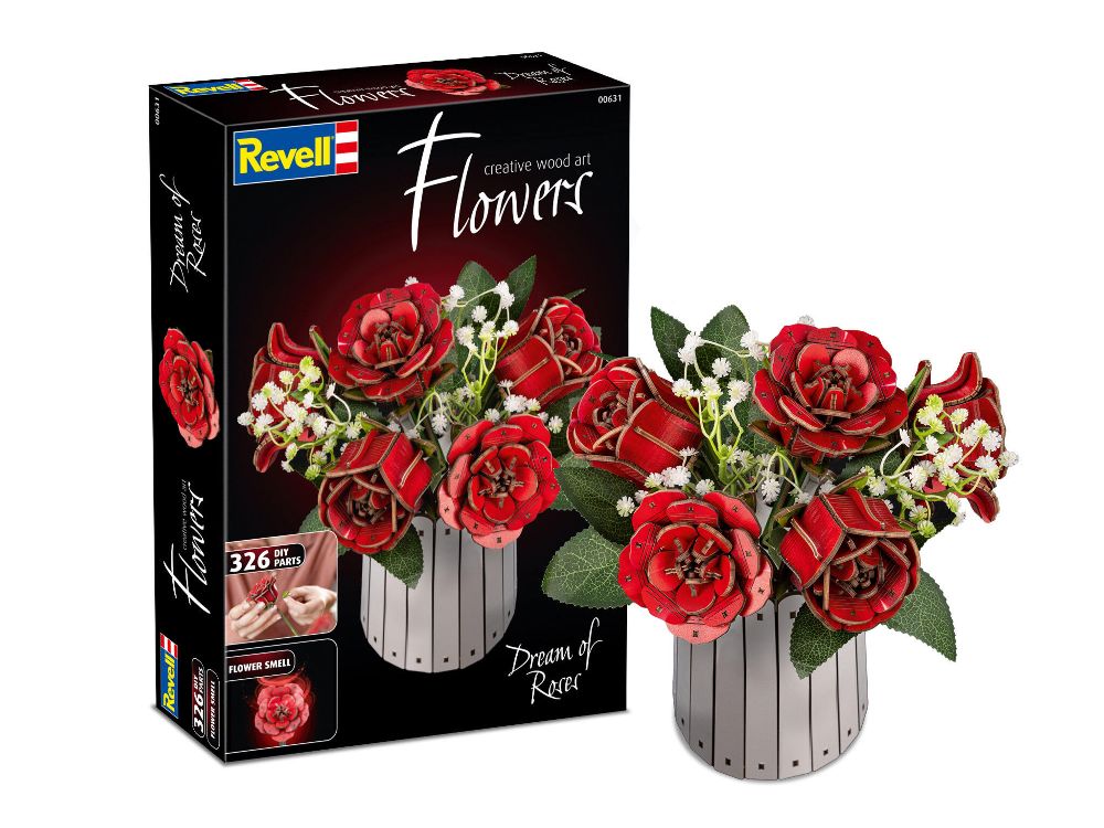 Revell 00631 Dream of Roses Holzblumen Bausatz NEU OVP
