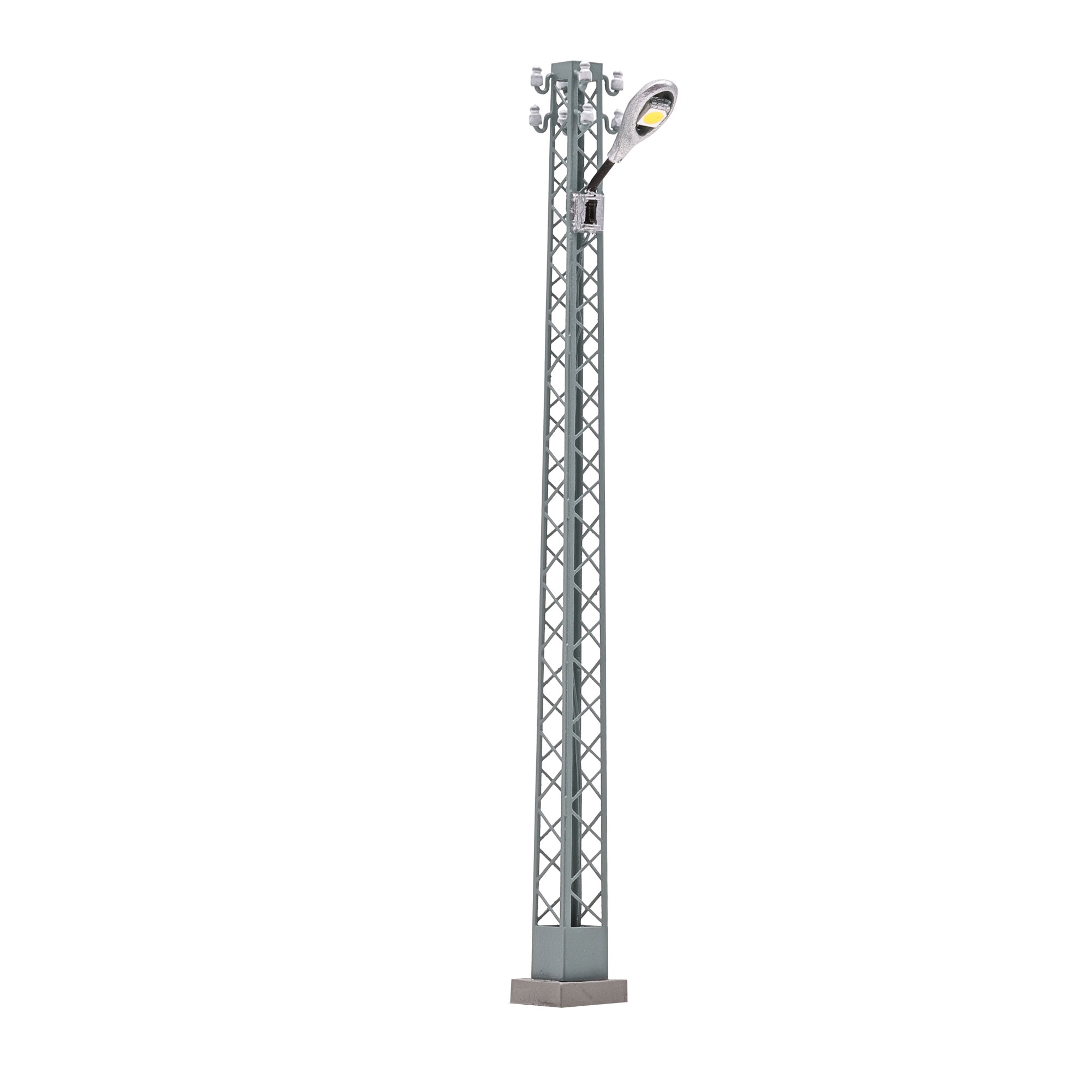 Busch 8725 Gittermastleuchte gelb oval TT