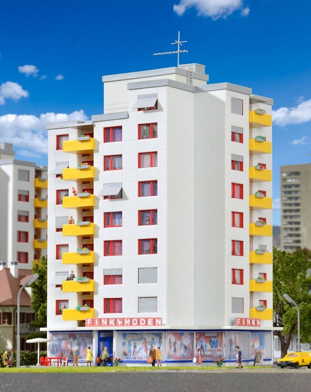 Kibri 37120 N Hochhaus mit Ladengeschäft