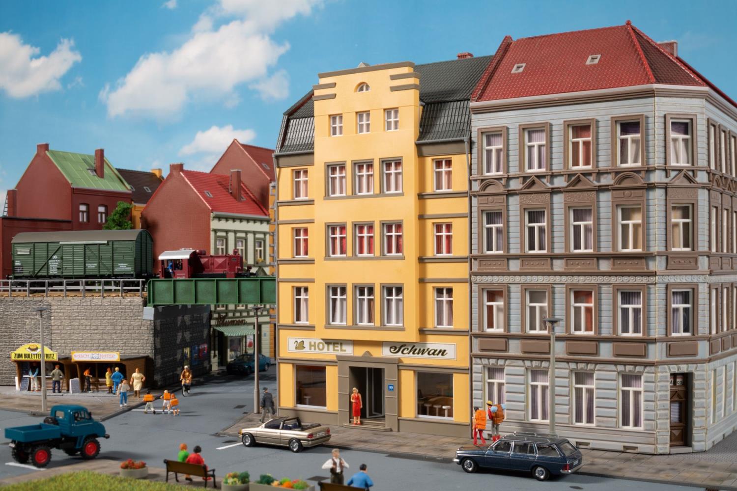 Auhagen 11471 Stadthaus Schmidtstraße 39 “Hotel Schwan” Spur H0