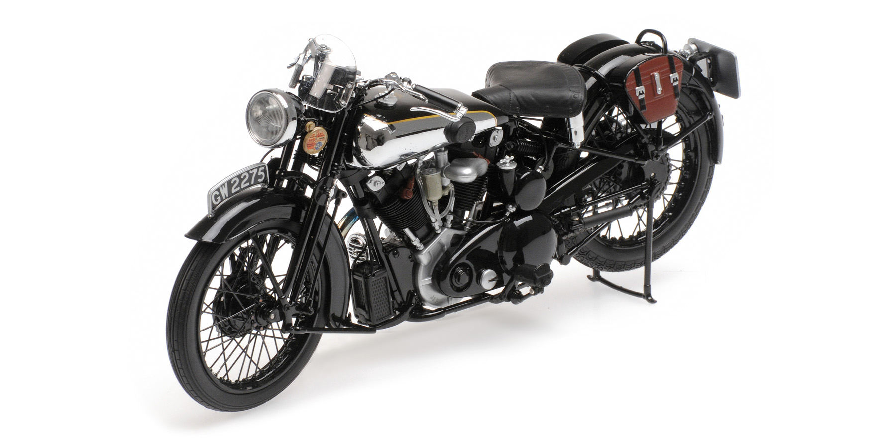 Minichamps 122135500 BROUGH SUPERIOR SS 100 'T.E. LAWRENCE' 1932 BLACK 1:12