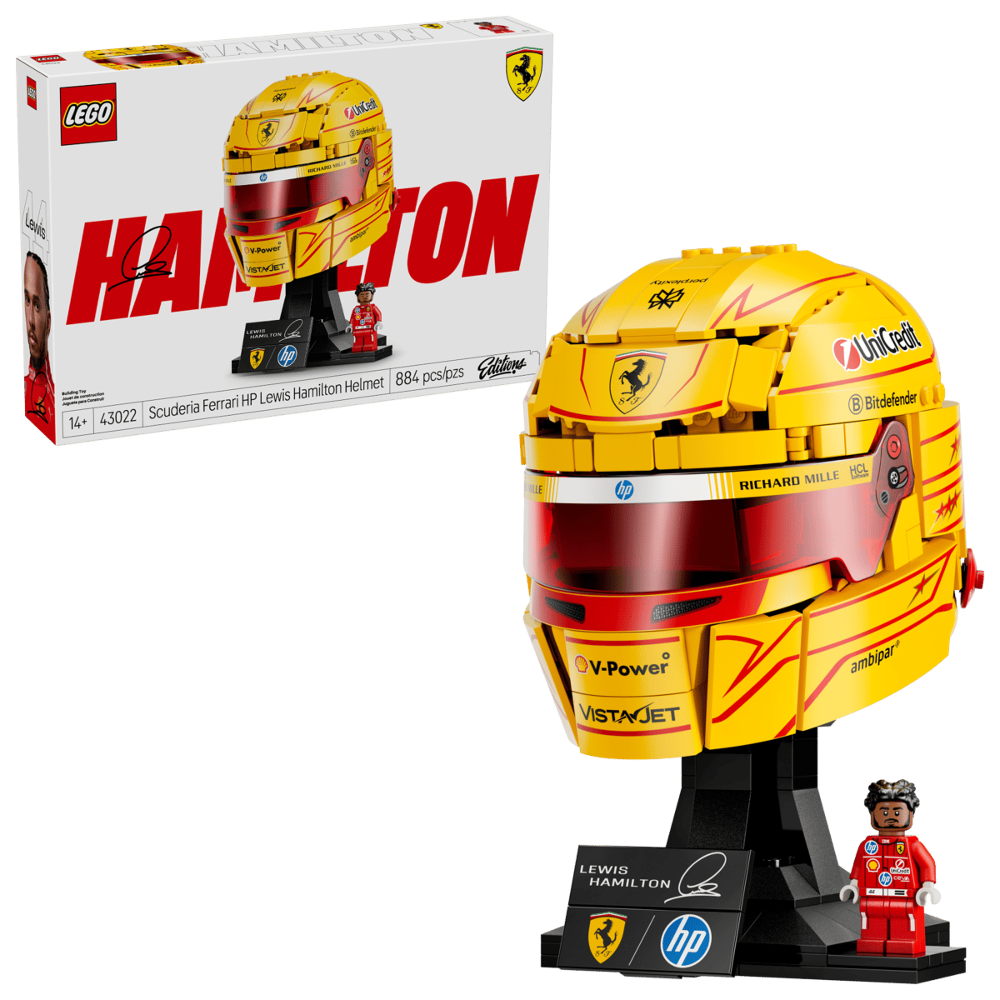 LEGO 43022 EDITIONS Scuderia Ferrari HP Lewis Hamilton Helm NEU