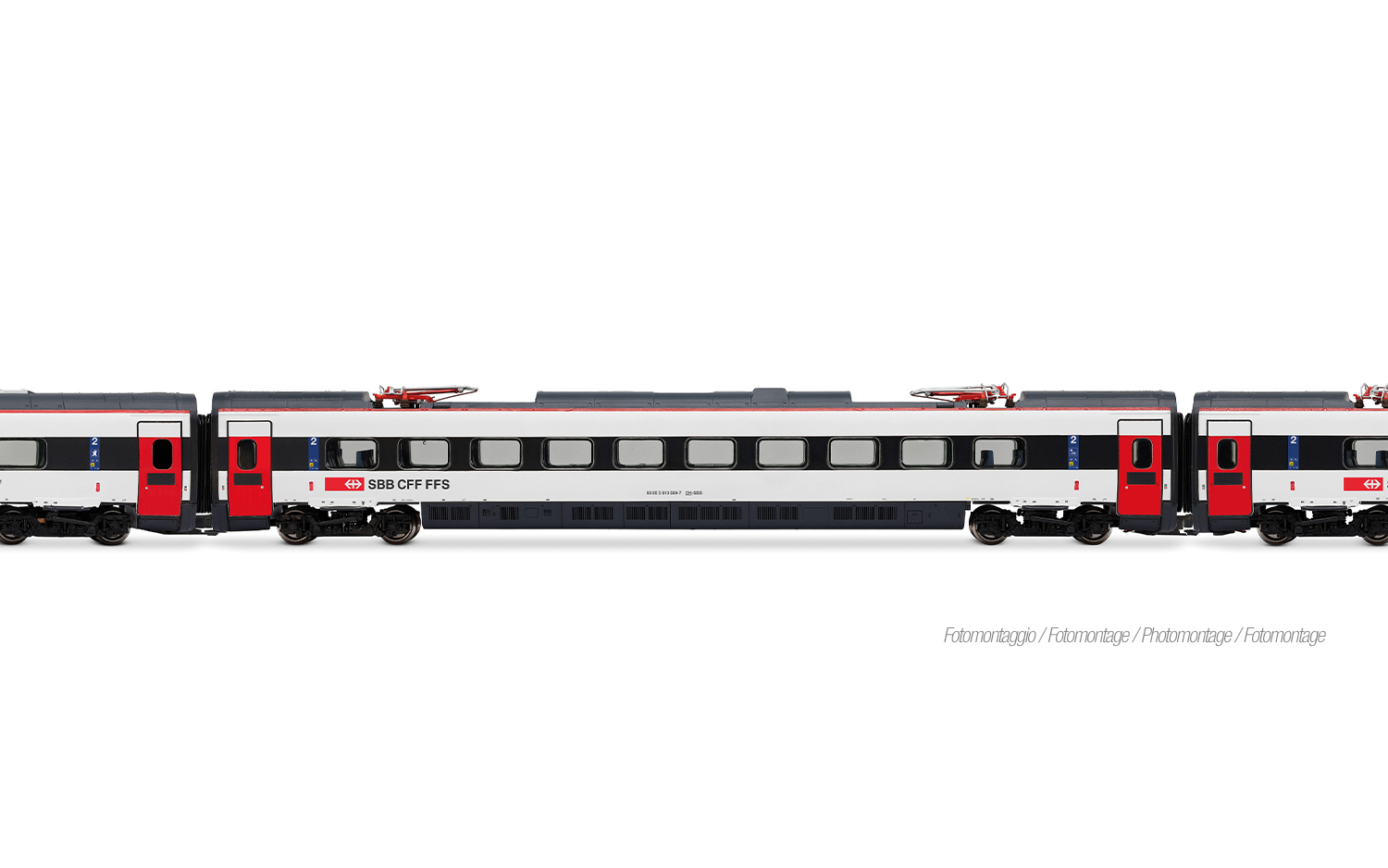 Lima HL1683 SBB, 4-tlg. Grundset des Hochgeschwindigkeitszug ETR 610, 1.