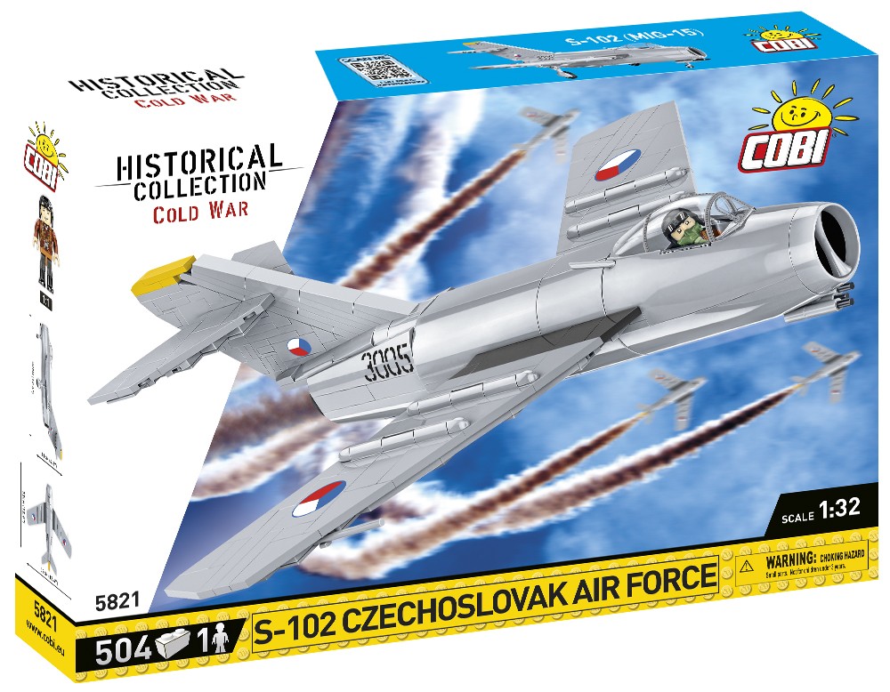 Cobi 5821 S-102 Czechoslovak Air Force - 1:32 - Bausatz - Neu
