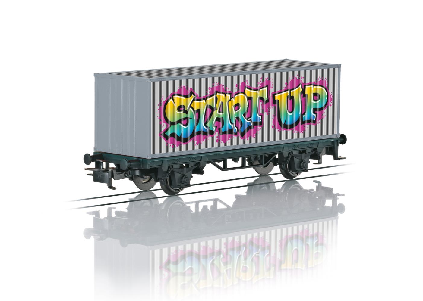 Märklin 44831 Start up Containerwagen Graffiti 1:87 Spur H0 AC Neu