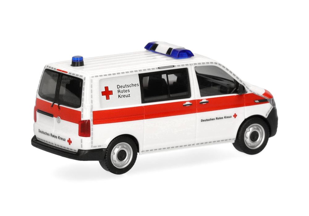 Herpa 098960 VW T6.1 Halbbus "DRK" (Deutsches Rotes Kreuz) 1:87