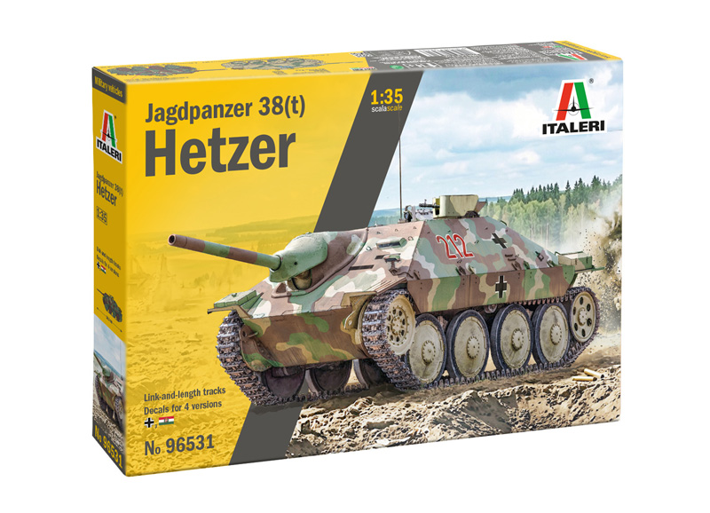 Italeri 96531 JAGDPANZER 38(t) HETZER 1:35 Bausatz NEU OVP