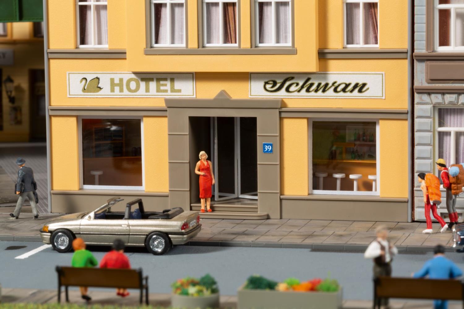 Auhagen 11471 Stadthaus Schmidtstraße 39 “Hotel Schwan” Spur H0