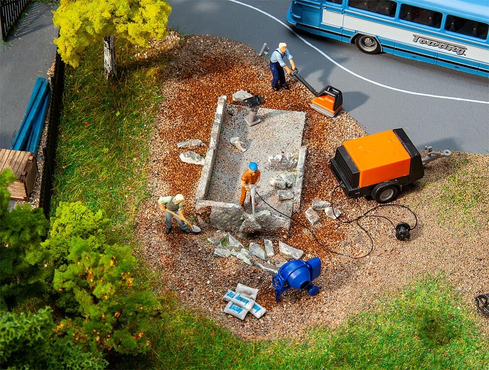 Faller 180344 Baumaschinen-Set 1:87 Spur H0 Neu OVP
