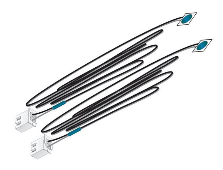 Woodland Scenics JP5738 Blue Stick-on LED Lights - Neu - OVP