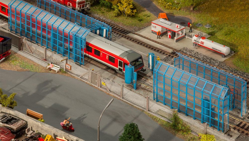 Faller 120208 Zugwaschanlage 1:87 Spur H0 Bausatz Neu OVP